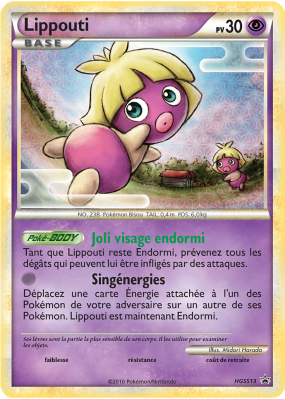 Carte Pokémon Lippouti HGSS13 Promo HGSS