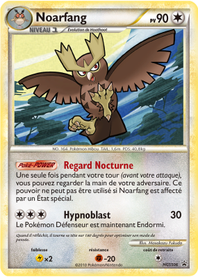 Carte Pokémon Noarfang HGSS06 Promo HGSS