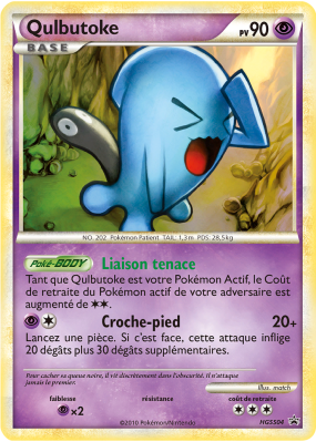 Carte Pokémon Qulbutoke HGSS04 Promo HGSS