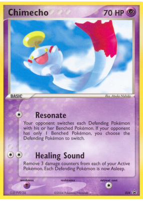 Carte Pokémon Chimecho 24 Promo Nintendo