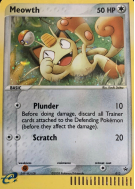 Carte Pokémon Meowth 13 Promo Nintendo