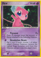 Carte Pokémon Mew 40 Promo Nintendo