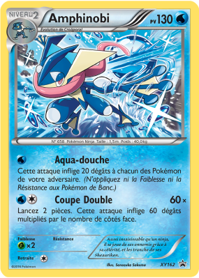 Carte Pokémon Amphinobi XY162 Promo XY