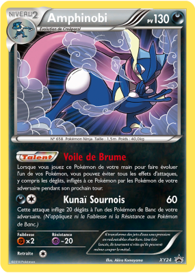 Carte Pokémon Amphinobi XY24 Promo XY