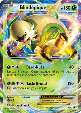 Carte Pokémon Blindépique-EX XY18 Promo XY
