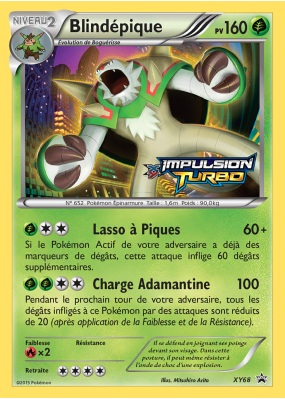Carte Pokémon Blindépique XY68 Promo XY