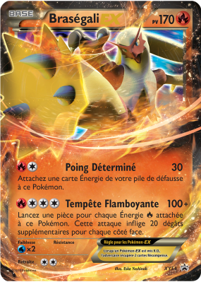 Carte Pokémon Braségali-EX XY54 Promo XY