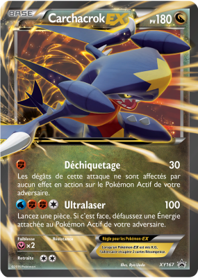 Carte Pokémon Carchacrok-EX XY167 Promo XY