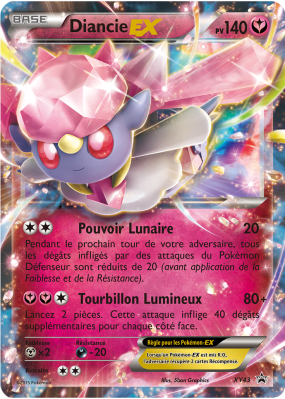 Carte Pokémon Diancie-EX XY43 Promo XY