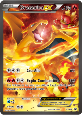 Carte Pokémon Dracaufeu-EX XY121 Promo XY