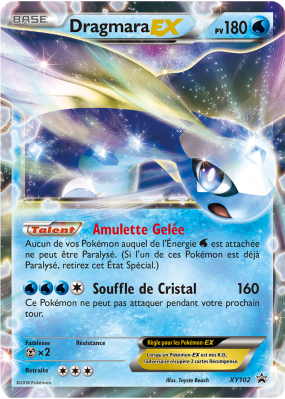 Carte Pokémon Dragmara-EX XY102 Promo XY