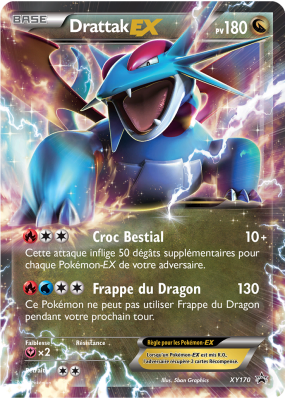 Carte Pokémon Drattak-EX XY170 Promo XY