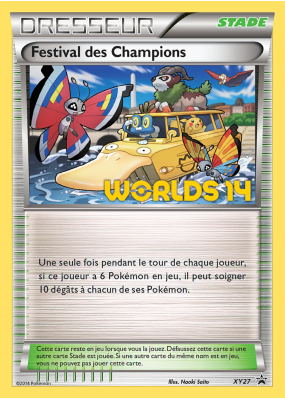 Carte Pokémon Festival des Champions XY27 Promo XY