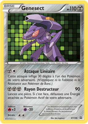 Carte Pokémon Genesect XY196 Promo XY