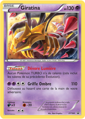 Carte Pokémon Giratina XY184 Promo XY
