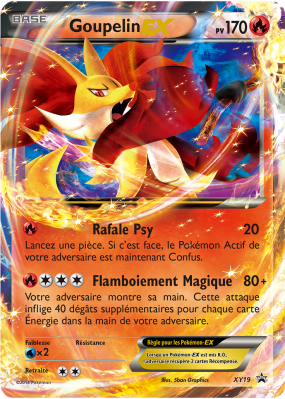 Carte Pokémon Goupelin-EX XY19 Promo XY