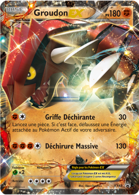 Carte Pokémon Groudon-EX XY42 Promo XY