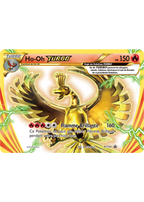 Carte Pokémon Ho-Oh TURBO XY154 Promo XY