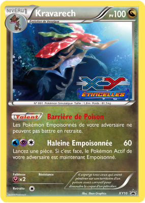 Carte Pokémon Kravarech XY10 Promo XY