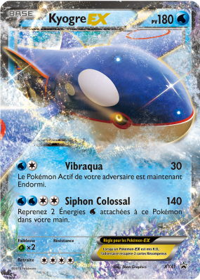 Carte Pokémon Kyogre-EX XY41 Promo XY