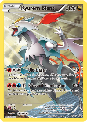 Carte Pokémon Kyurem Blanc XY81 Promo XY