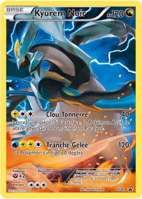 Carte Pokémon Kyurem Noir XY80 Promo XY