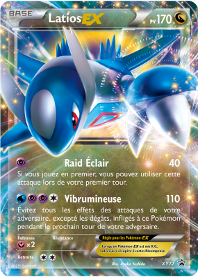 Carte Pokémon Latios-EX XY72 Promo XY