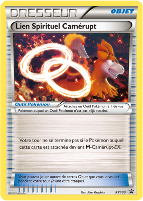 Carte Pokémon Lien Spirituel Camérupt XY199 Promo XY