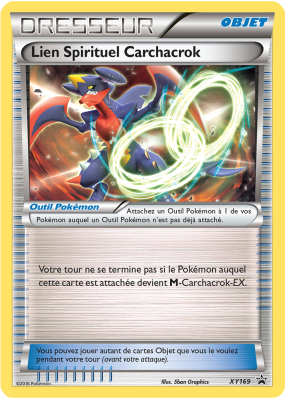 Carte Pokémon Lien Spirituel Carchacrok XY169 Promo XY
