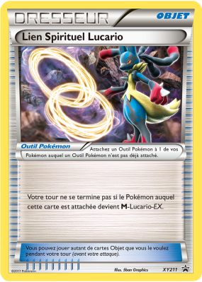 Carte Pokémon Lien Spirituel Lucario XY211 Promo XY