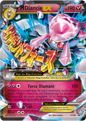 Carte Pokémon M-Diancie-EX XY44 Promo XY