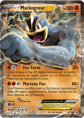 Carte Pokémon Mackogneur-EX XY108 Promo XY