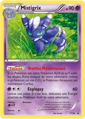 Carte Pokémon Mistigrix XY48 Promo XY