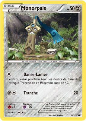 Carte Pokémon Monorpale XY12 Promo XY