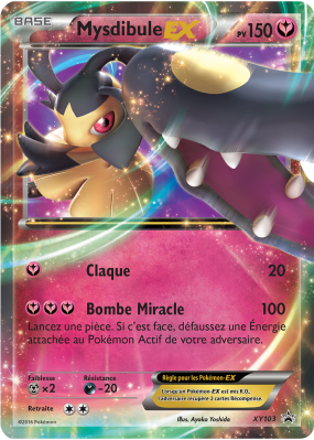 Carte Pokémon Mysdibule-EX XY103 Promo XY