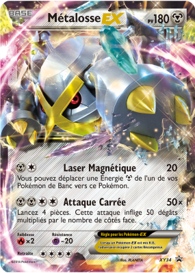 Carte Pokémon Métalosse-EX XY34 Promo XY