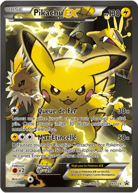 Carte Pokémon Pikachu-EX XY124 Promo XY
