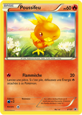 Carte Pokémon Poussifeu XY37 Promo XY