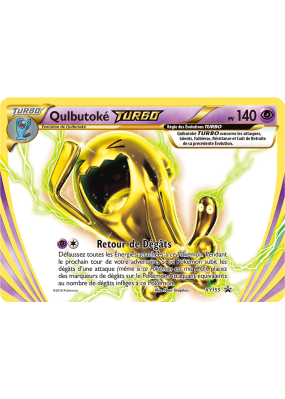 Carte Pokémon Qulbutoké TURBO XY155 Promo XY
