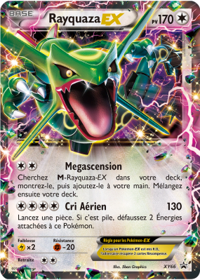 Carte Pokémon Rayquaza-EX XY66 Promo XY