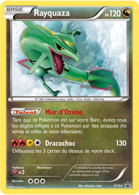 Carte Pokémon Rayquaza XY64 Promo XY