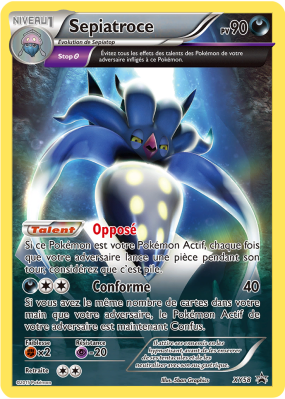 Carte Pokémon Sepiatroce XY58 Promo XY