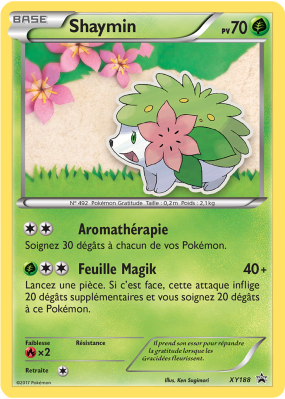 Carte Pokémon Shaymin XY188 Promo XY