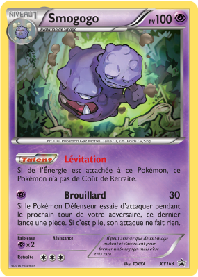 Carte Pokémon Smogogo XY163 Promo XY