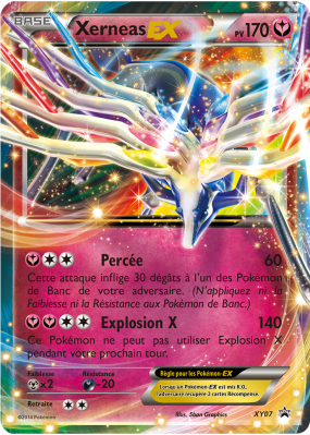 Carte Pokémon Xerneas-EX XY07 Promo XY