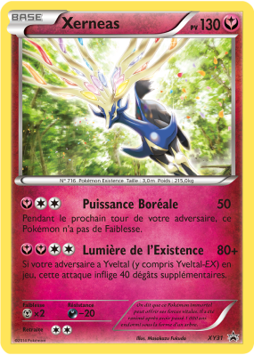 Carte Pokémon Xerneas XY31 Promo XY
