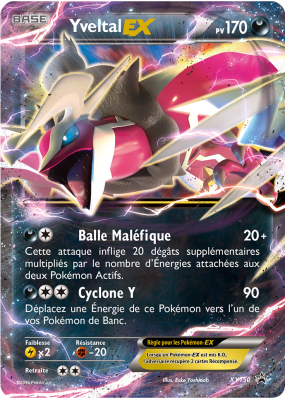 Carte Pokémon Yveltal-EX XY150 Promo XY