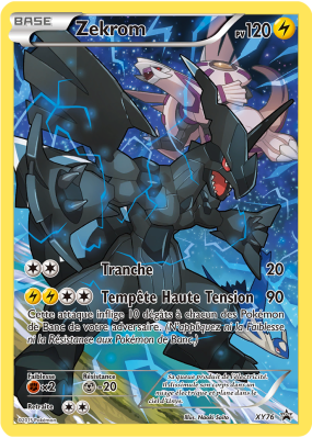 Carte Pokémon Zekrom XY76 Promo XY