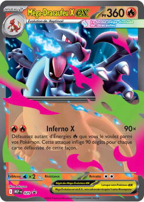 Carte Pokémon Méga-Dracaufeu X-ex 29 Promo ME