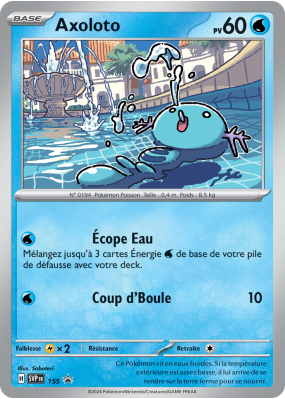 Carte Pokémon Axoloto 155 Promo SV
